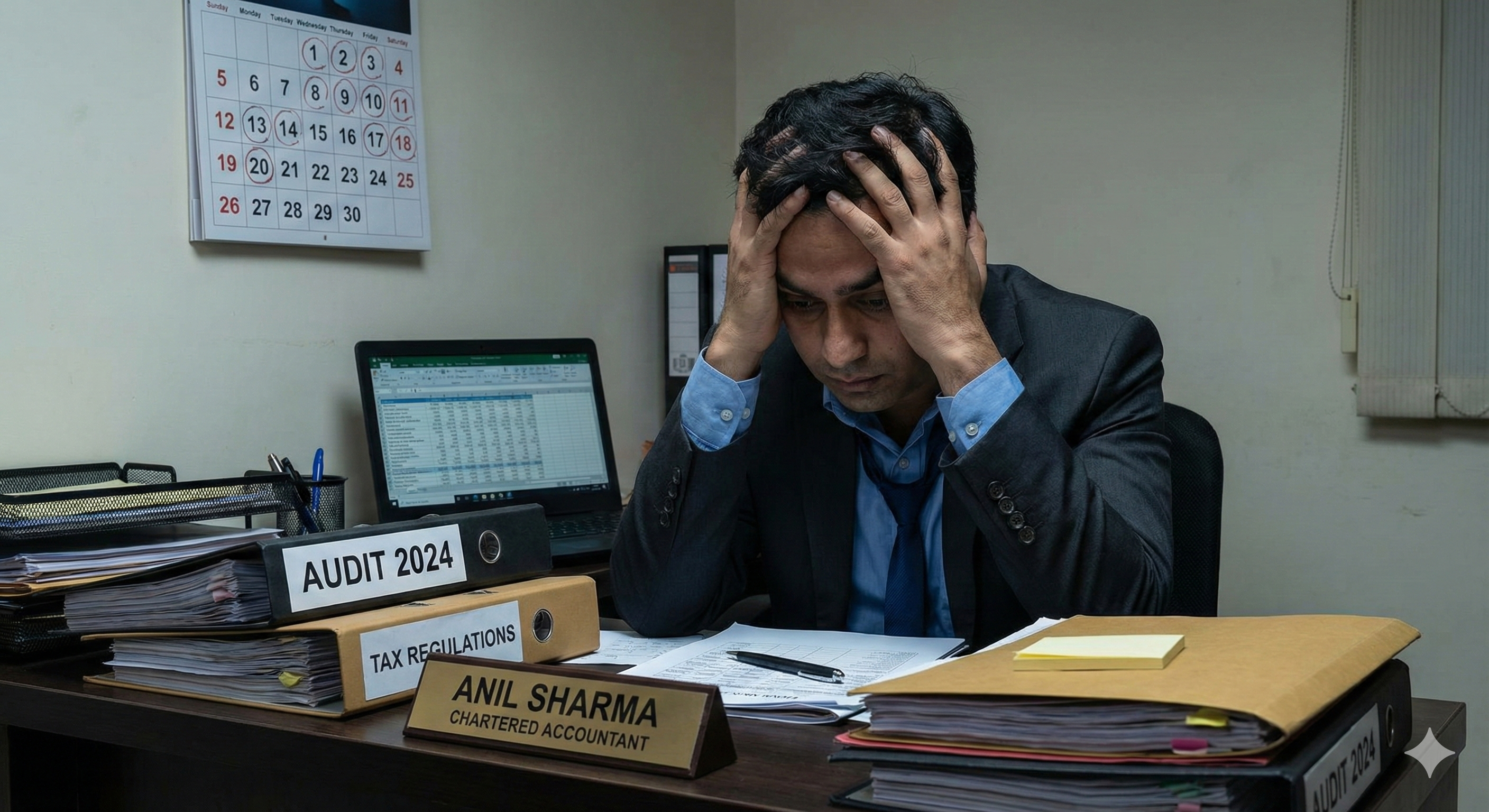 Stressed Chartered Accountant